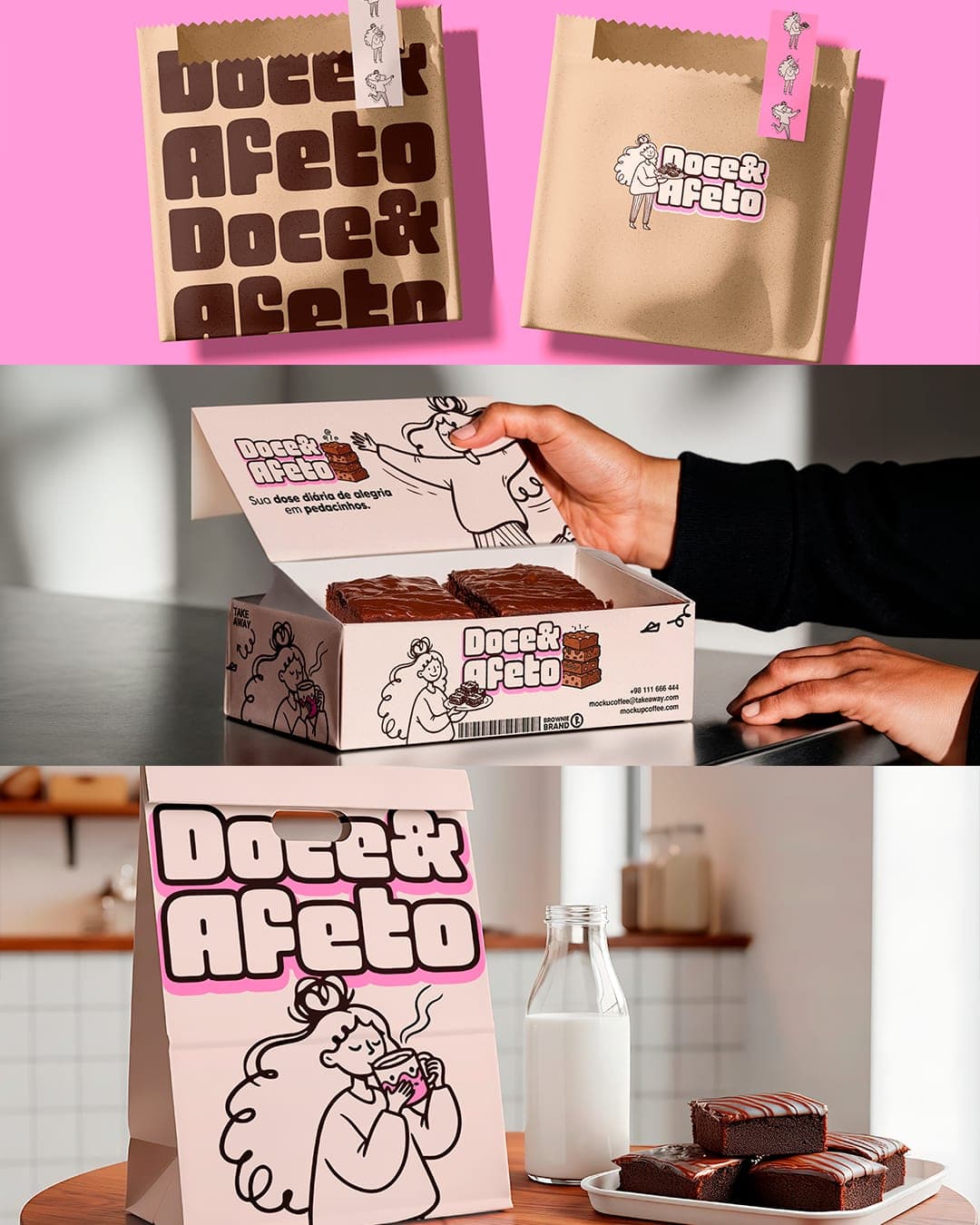 Bastidores do projeto Doce & Afeto
